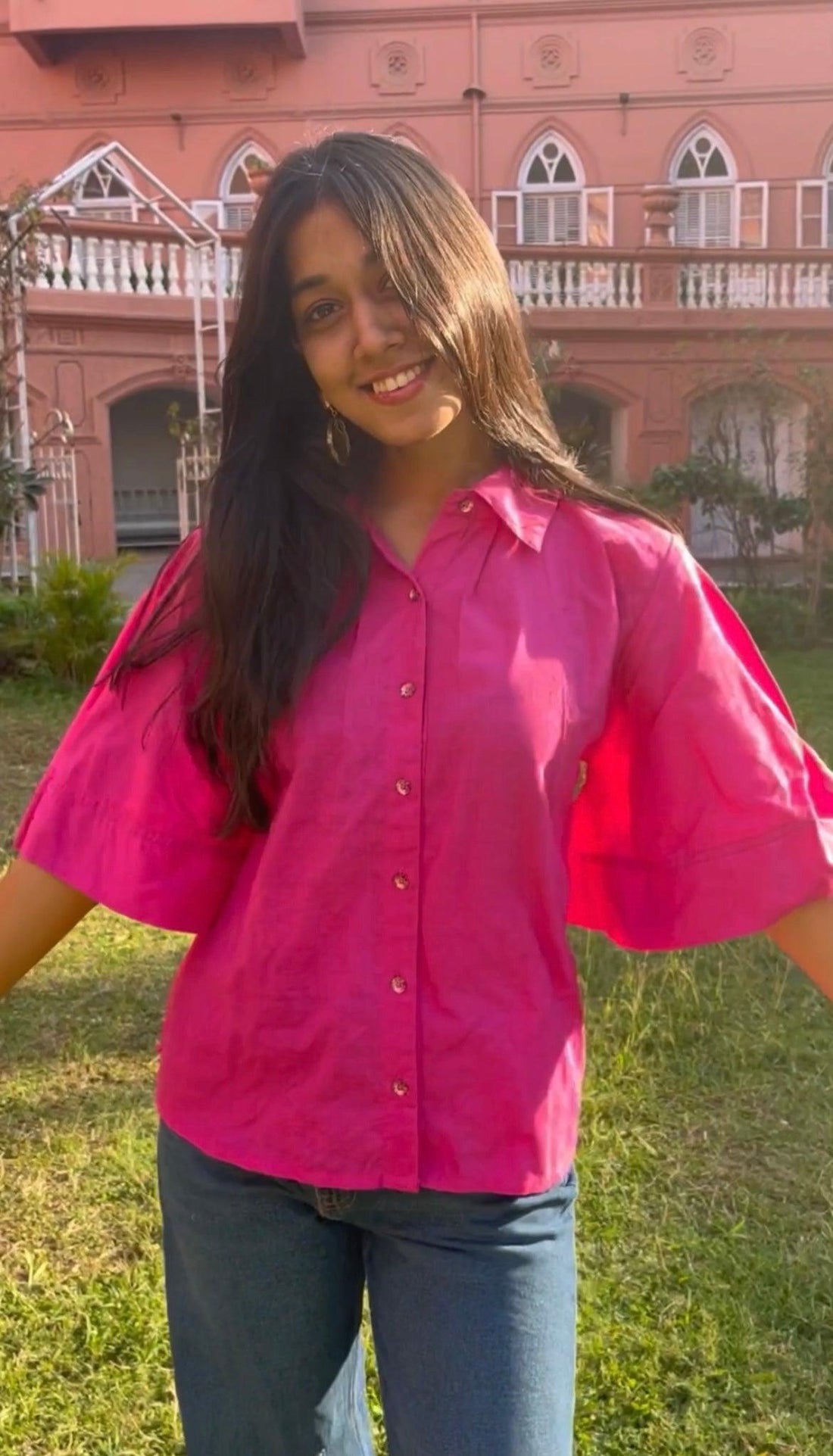 Handwoven Pop Angel Shirt