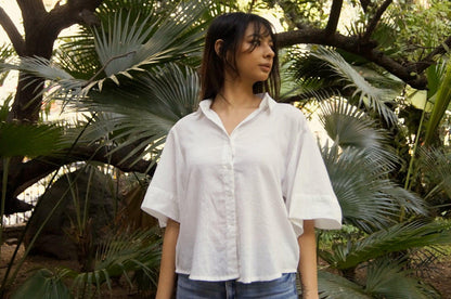 Handwoven Angel Sleeve Shirt