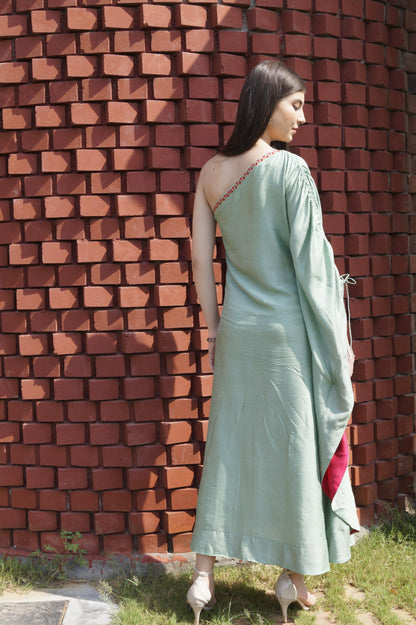 Festive Signature - Raw Silk Dress - Naava