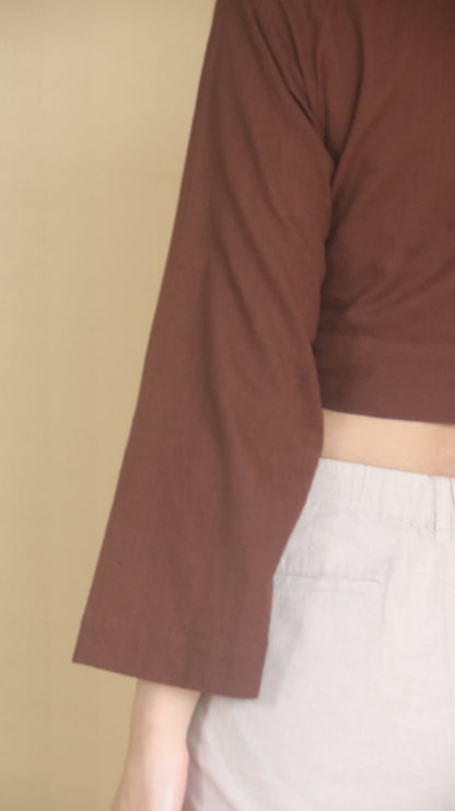Bell Sleeve Wrap Top - Naava