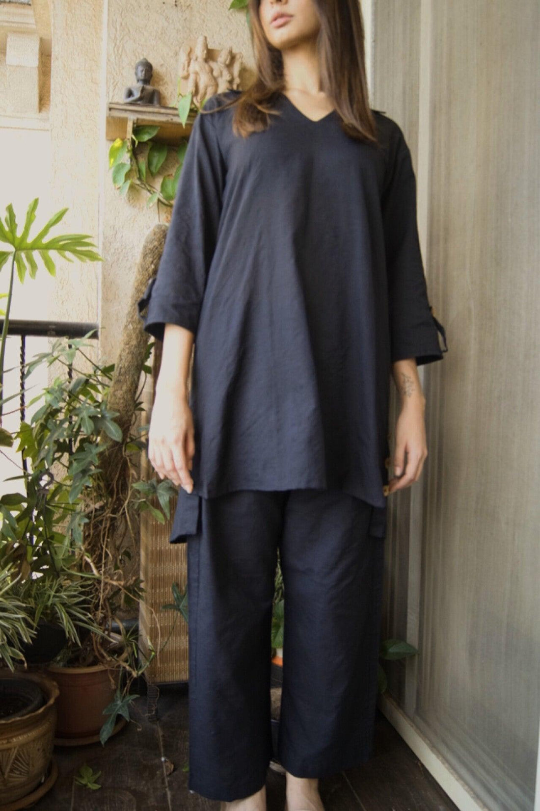 Handwoven Cotton Effortless Co-ord Set - Naava