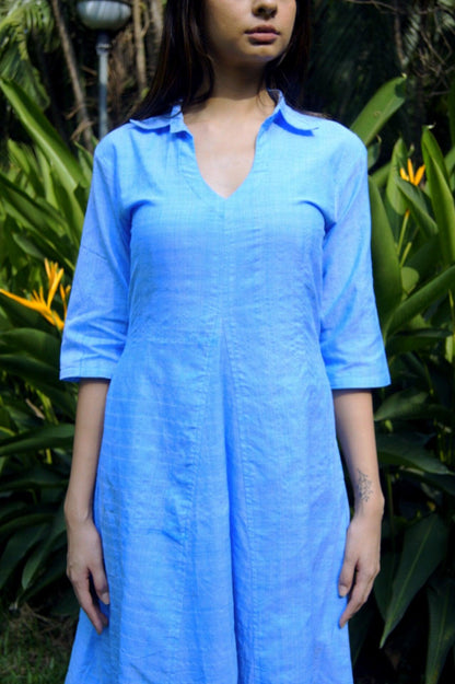 Handwoven Cotton Picnic Dress - Naava