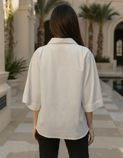 White-Black Dori Shirt