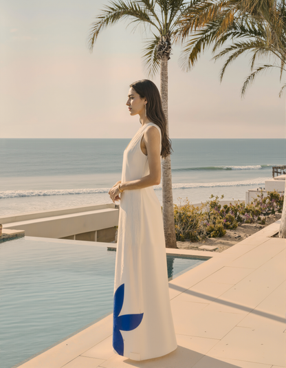 Ivory Floral Picnic Dress