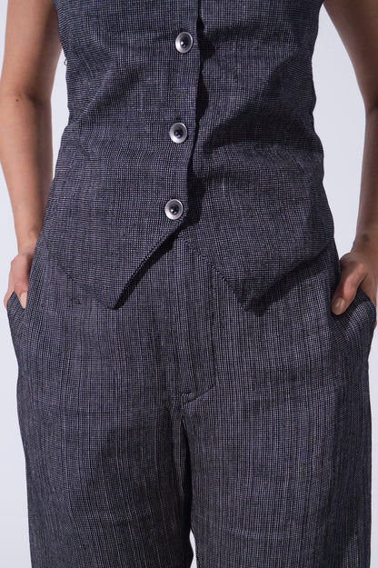 Handwoven Chic Chrome Coord Set