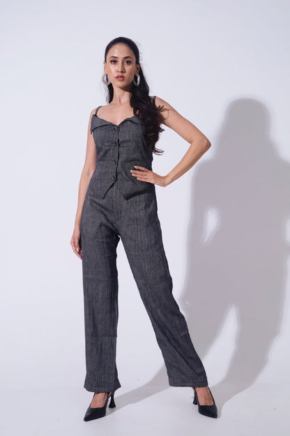 Handwoven Chic Chrome Coord Set